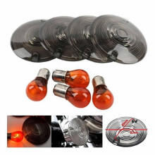 Turn Signal Lens For Harley Davidson Electra Glides Road King Smoke