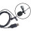 Adjustable USB Clip On Microphone Metal Build Clear Auditory For 4