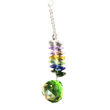 Encantadores pingentes de cristal coloridos, uma decoração brilhante para o seu paraíso pessoal.