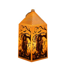 Lampáše v tvare tekvice vo vintage štýle, halloweenske dekorácie s kreatívnym retro bezplameňovým lampášom ideálne na stoly, vence,