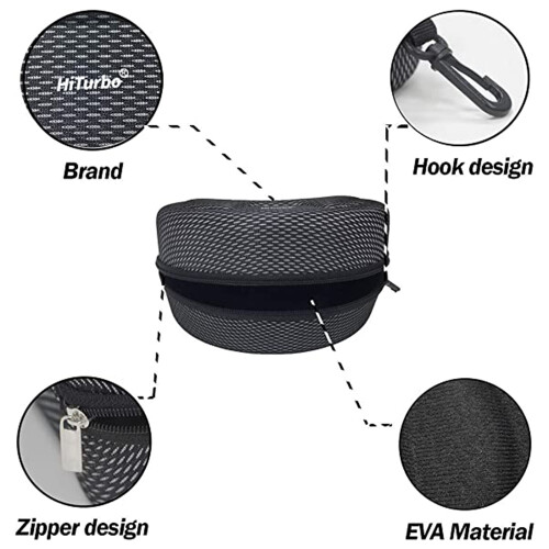 Solid Impact Resist Ski Goggle Case, Spacious and Versatile for Winter Adventure Gear 2