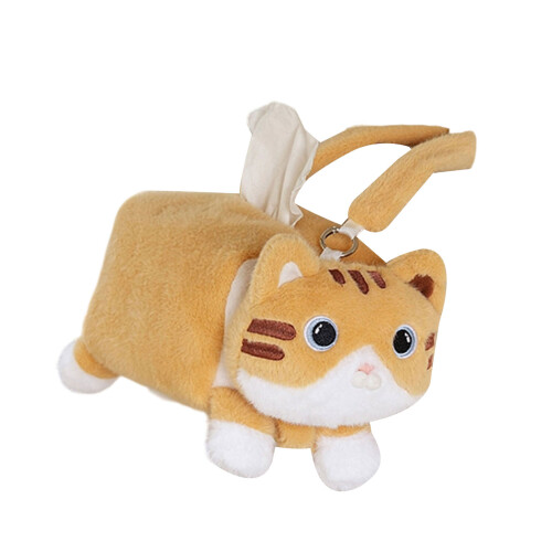 Hanging Plush Tissue Box Organizers for Vehicle Multipurpose-4