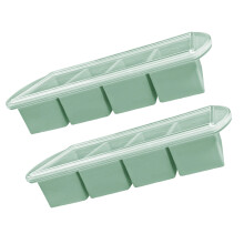 Moules à glaçons en silicone, couvercle inclus et cadre-Ai Vert