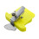 Sewing Seam Guide Adjustable ABS for Accurate Stitching Positioning with Ruler Yellow 1