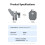 Quick Release Motorcycle Cameras Clamp Mount Windshield Clamps 3
