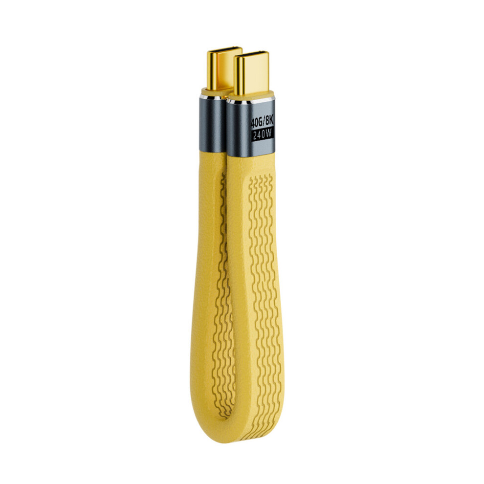 8K Video Usb4 Cable Compatible 240W Power Delivery- Yellow 7709000222544