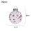 Timeless Christmas Tree Decorations, Shatterproof Clear Plastic Baubles with Embedded Sparkling Decorations 2