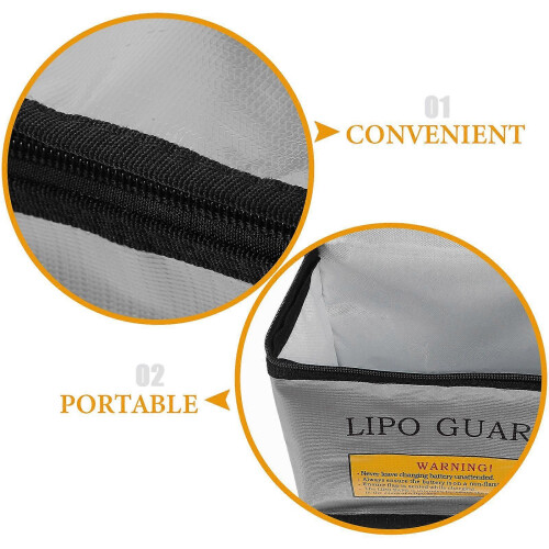 Battery Bag Fireproof Battery Storage Battery Fireproof Bag Lithium Battery Storage Bag 1
