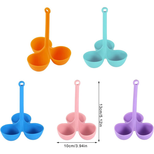 Silicone Egg Poacher Nonstick Pods for Easy Egg Release Home Cooking Breakfast Tool 2