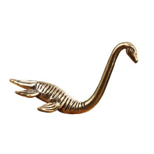 Figurines d'animaux en métal, Statues, décorations d'étagère,-UN