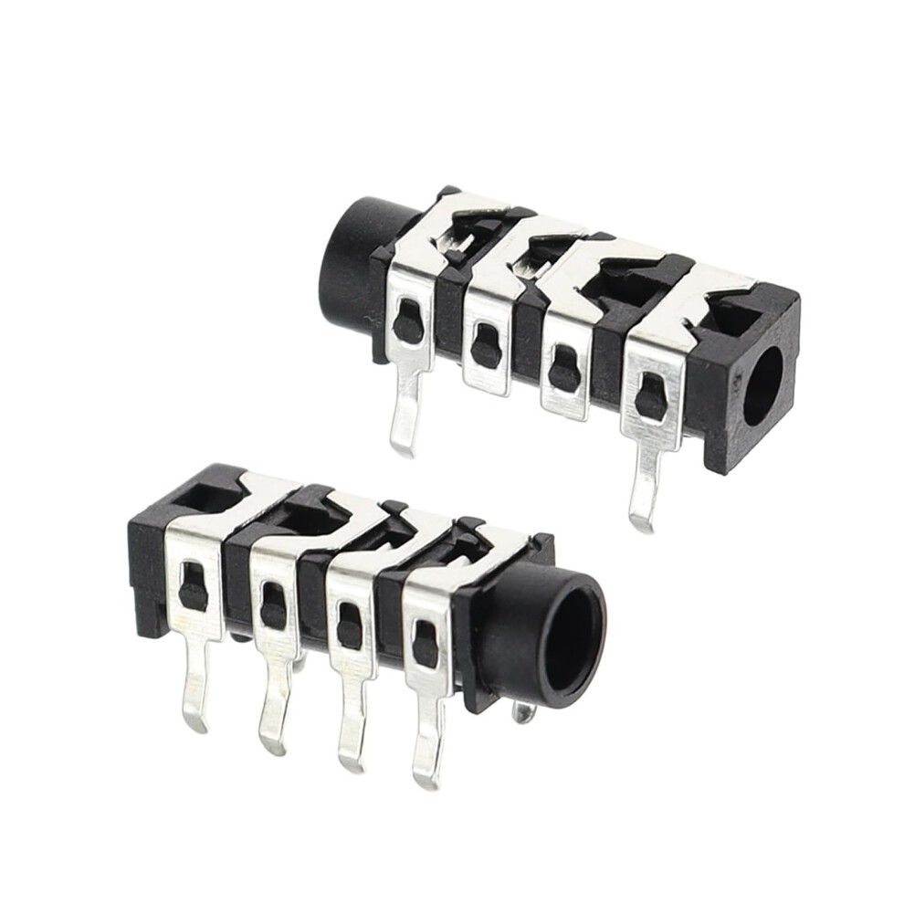100 Pcs 3.5Mm 6 Pin Stereo Headphone Jack Audio Socket For Earphones Diy 9001264583965