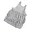 Modern Fleece Lined Cats Aprons Regulable Shoulder Straps-Gray 1