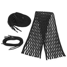 Lacrosse Mesh String Schwarz Nylon Verschleißfest