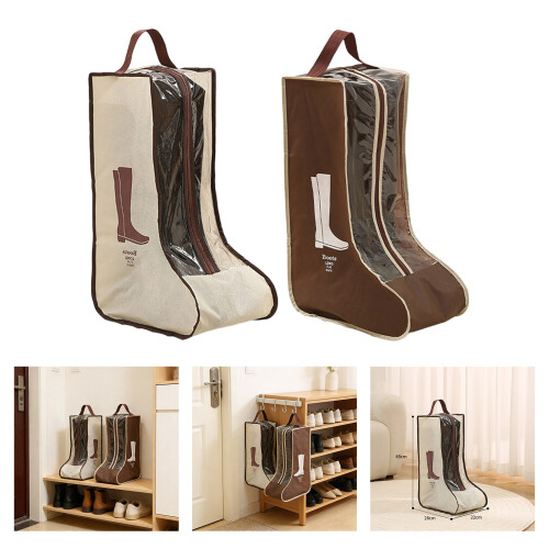 Multifunctionele schoenenorganizer, stofdichte,-bruin 2