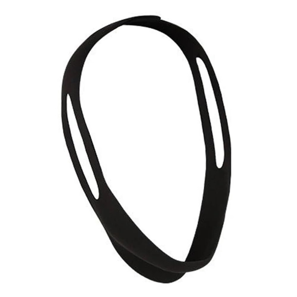 Anti Snoring Chin Strap Belt for Sleep Apnea Relief and Jaw Support for Men and Women Black