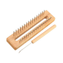Knitting Loom with Crochet Hook for DIY Socks Sweaters Weaving Tool Set for Beginners