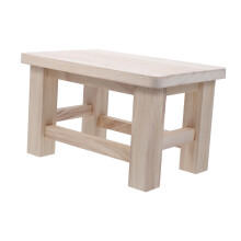 Solid Wood Small Stool Footrest for Children and Adults, Wooden Shoe Changing Seat for Entryway