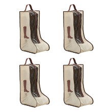 Paquet de 4 housses anti-poussière pour chaussures, sacs-beige1