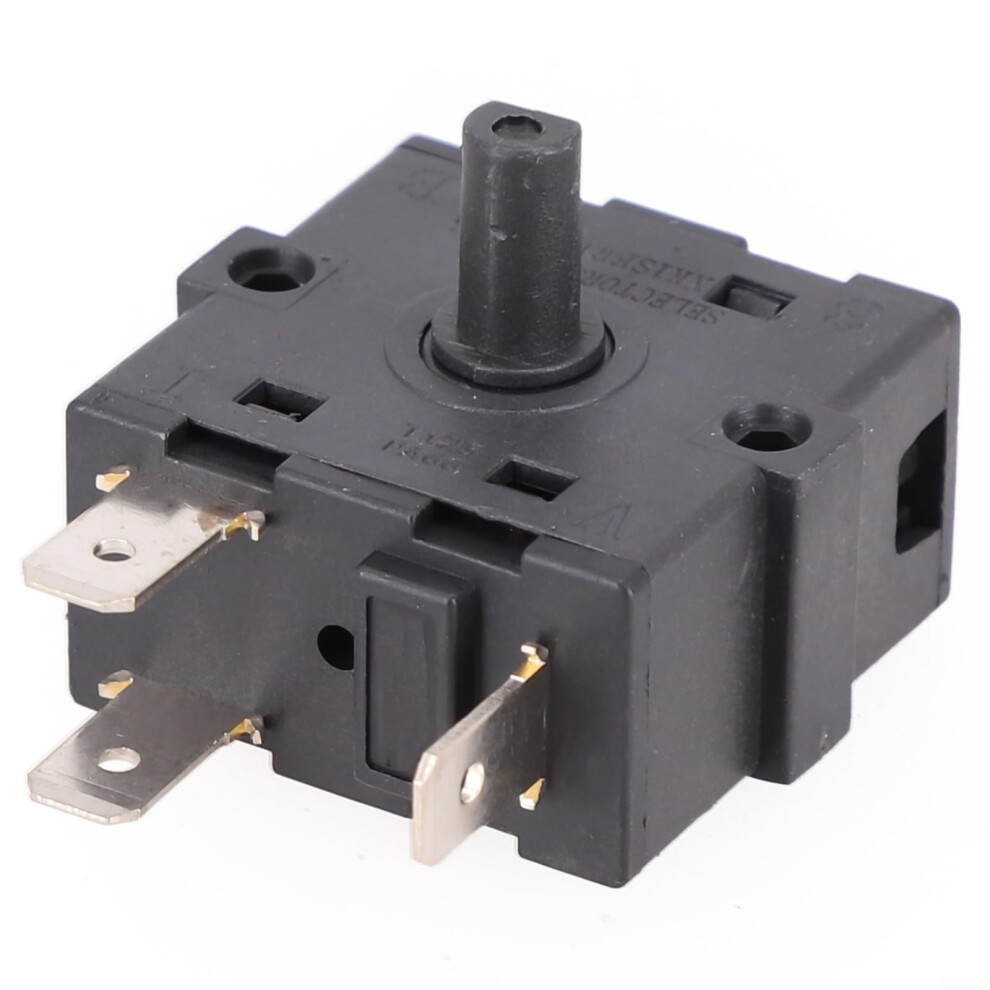 Electric Heater Switch 3 Pin Ac 250V 16A Rotary Selector For Radiator Easy Heat Control 9119770403049