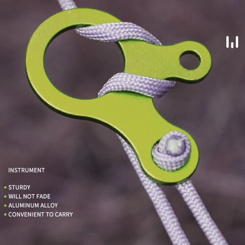 Ρυθμιστής καλωδίου Paracord Quick Knot Stretch για υπαίθριες δραστηριότητες, εξαιρετικά 2