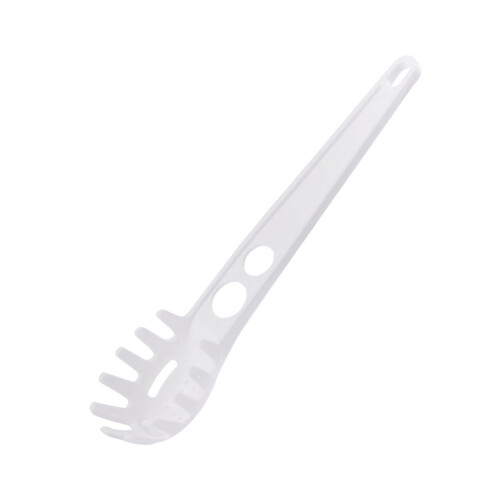 Pasta Serving Spoon with Deep Serrations and Colander Design for Easy Household Cooking