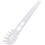 Pasta Serving Spoon with Deep Serrations and Colander Design for Easy Household Cooking 2