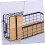 Rectangular Black Wire Storage Basket with Wooden Base for Kitchen Fruit 36x26x12cm 3