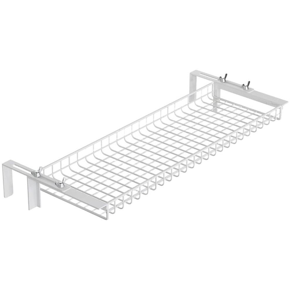 Radiator Towel Rack Wrought Iron Punch Adjustable Heating Pipe Hanger 011Cm White 9339159847541