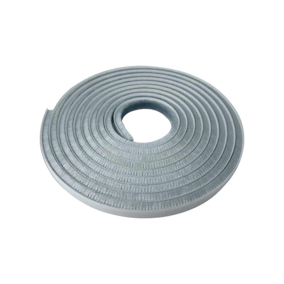 Self Adhesive Weatherstrip Seal, Window Pile Weatherstrip For Energy Efficient Insulation, Grey Polypropylene, Customizable To Size, Easy Diy Installa 9554910049549