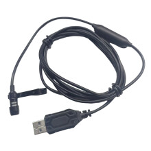 Einstellbares USB-Clip-On-Mikrofon aus Metall mit klarer Akustik