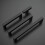 Square Cabinet Pulls, Sturdy And Robust, Modern Minimalist Design, Easy To Install, Smooth Surface, Matte Black Drawer Pulls 2