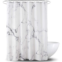 Modernes Badezimmer-Accessoire, Duschvorhang in Marmoroptik, wasserabweisende Ausrüstung für Nassbereiche, dekorative Badaccessoires,