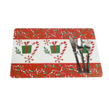 Personalisierte Tischsets aus hitzebeständigem, gewebtem Material, aus hochwertigem, abwaschbarem und rutschfestem Kunststoff, ideal für die