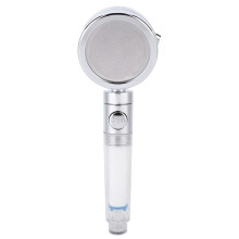 Eingebauter Filter für saubereres Wasser, Hochdruckdesign, Edelstahlablauf, quadratischer Duschablauf, wassersparender Duschkopf, Ein-Knopf-Stopp,