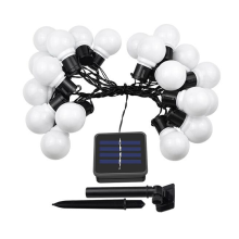 Luminițe cu șir de luminițe, becuri retro Edison cu energie solară, impermeabile, pentru o atmosferă elegantă și romantică, iluminat