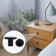Moderne ottekantet knop, matsorte skabsgreb, massiv zinklegering til luksuriøs boligindretning, individuelt indpakket for at forhindre ridser (10