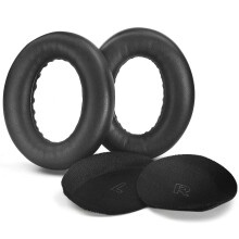 Coussinet d'oreille en mousse souple, résistant aux taches,-Noir