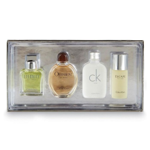 Calvin Klein - For Men's Mini Eau de Toilette Gift Set: Eternity (15ml)& Obsession (15ml)& CK One (15ml) & Escape (15ml)