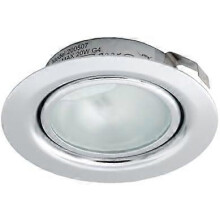 Lighting 12v 20w halogen recessed downlight chrome warm white low voltage (Driver Required)