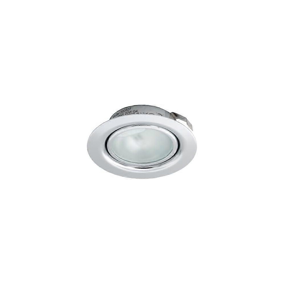 Lighting 12V 20W Halogen Recessed Downlight Chrome Warm Low Voltage (Driver Required) White 6935161367614
