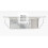 Lighting 12v 20w halogen recessed downlight chrome warm white low voltage (Driver Required) 5