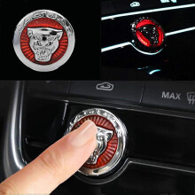 Keyless Car Engine Start Stop Button Cover Shell For Jaguar XF XE XJ E-PACE F-PACE