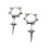 Boucles d'oreilles ornées de cône minimaliste, accessoire, 1