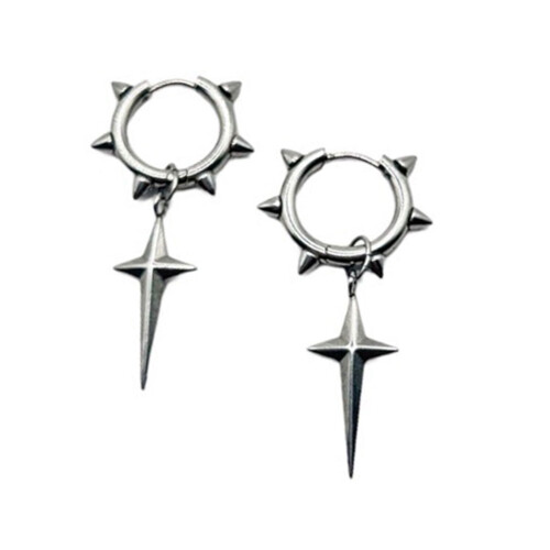 Boucles d'oreilles ornées de cône minimaliste, accessoire,