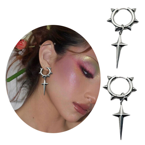 Boucles d'oreilles ornées de cône minimaliste, accessoire, 1