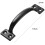 Widely Application, Solid Iron Construction, Drawer Pulls For Garage Doors, Antique Bronze Finish, Easy Installation With Screws, Bronze Curved Gate P 6