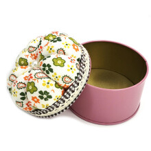Flower Pin Cushion with Storage Box for Sewing Pins, Threads, Thimbles, Buttons and Quilting Supplies
