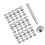 Metal Fasteners And Fixing Tool Kit with Attaching Instrument 1