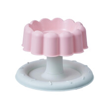 Plat surélevé pour chats en acier inoxydable, support amovible-6