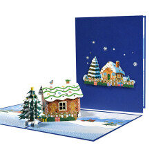 Handmade Christmas Card Festive Paper Craft for Holiday Greetings and Gift Giving
